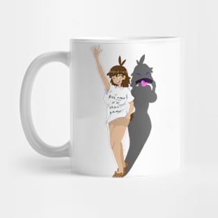 Groundhog-Chan and her Shadow Mug